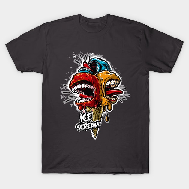 Ice Scream T-Shirt by raxarts